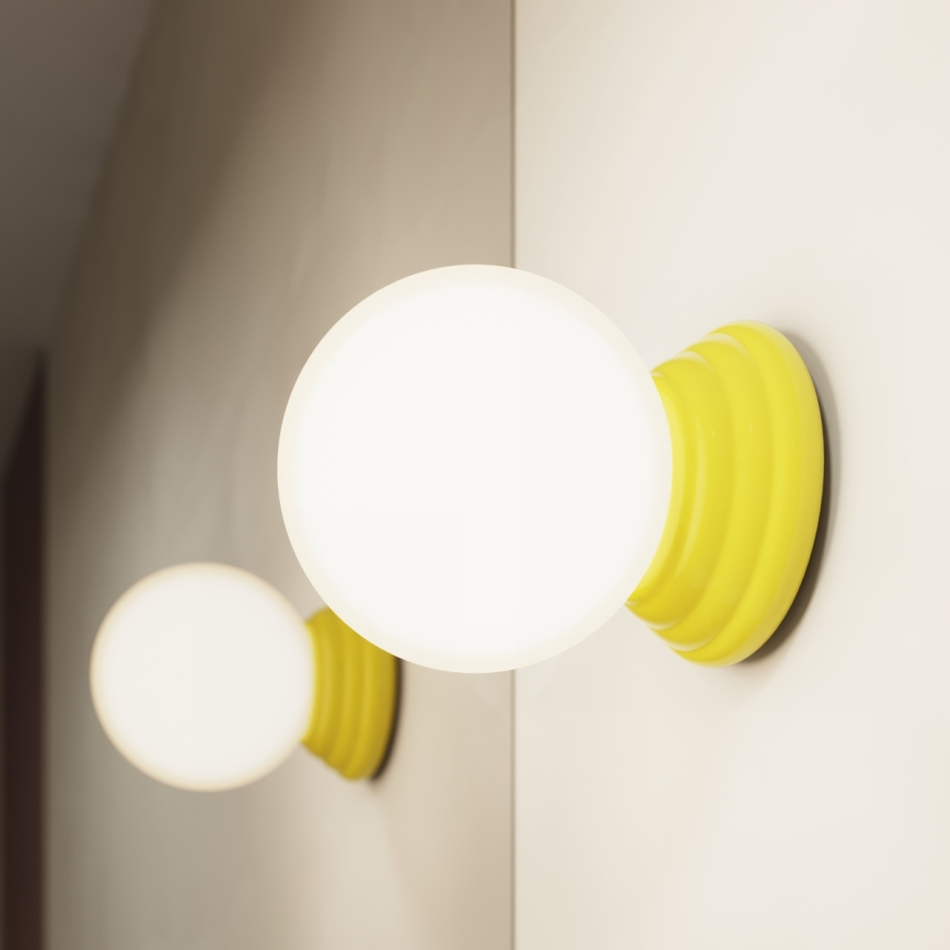 Badezimmer-Wandleuchte ZORI 1xG9/8W/230V IP44 gelb