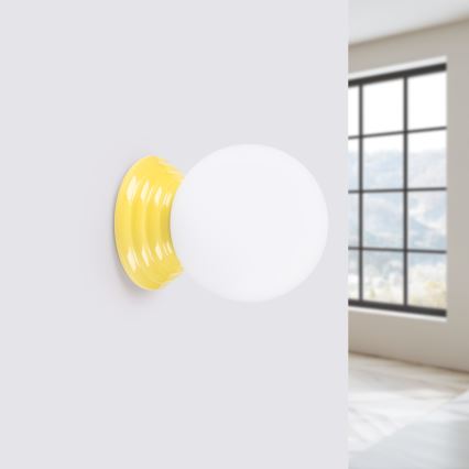 Badezimmer-Wandleuchte ZORI 1xG9/8W/230V IP44 gelb