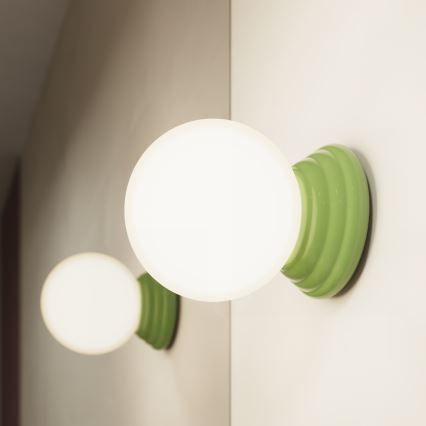 Applique murale pour salle de bains ZORI 1xG9/8W/230V IP44 vert