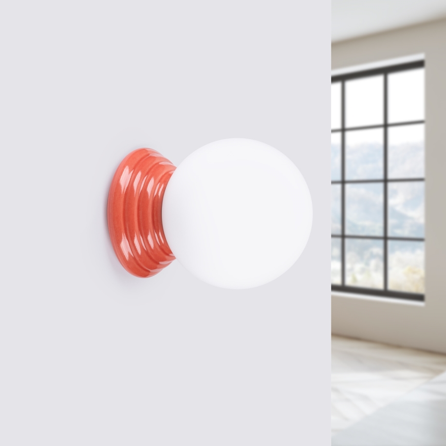 Badezimmer-Wandleuchte ZORI 1xG9/8W/230V IP44 rosa