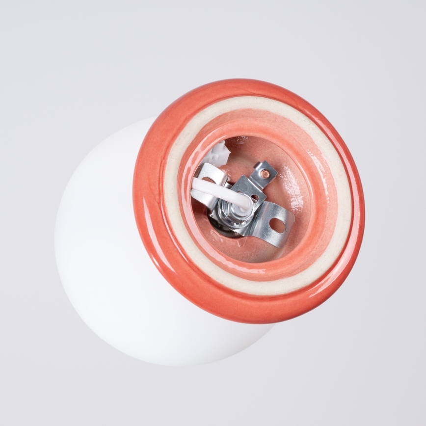 Badezimmer-Wandleuchte ZORI 1xG9/8W/230V IP44 rosa