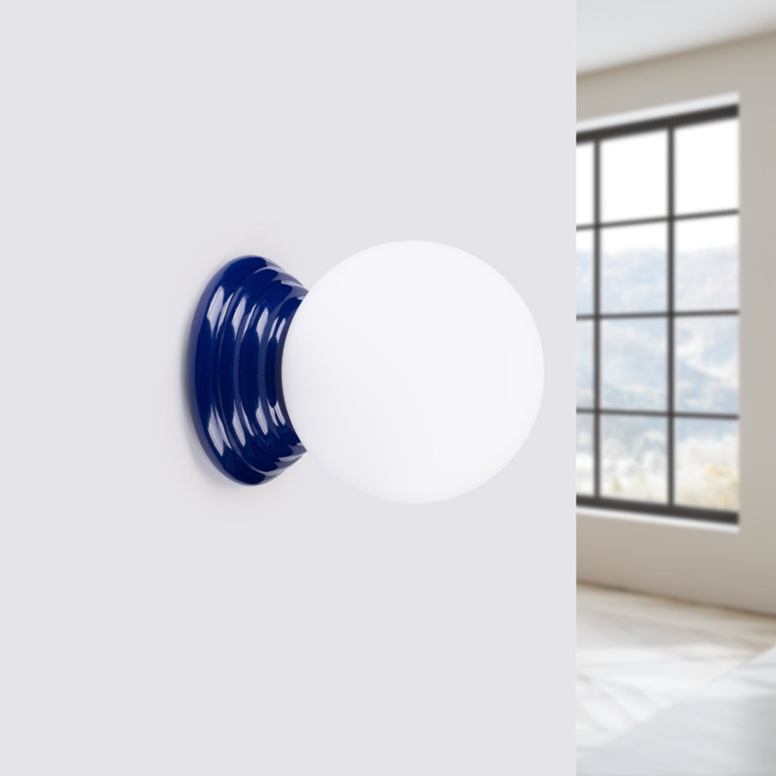 Applique da bagno ZORI 1xG9/8W/230V IP44 blu
