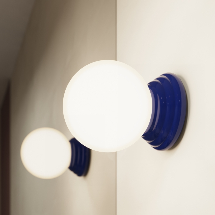 Applique murale de salle de bains ZORI 1xG9/8W/230V IP44 bleue