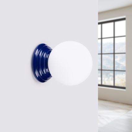 Badezimmer-Wandleuchte ZORI 1xG9/8W/230V IP44 blau