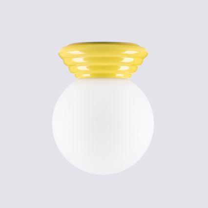 Plafoniera da bagno ZORI 1xG9/8W/230V Ø 12 cm IP44 gialla