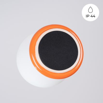 Badezimmer-Deckenleuchte ZORI 1xG9/8W/230V Ø 12 cm IP44 orange