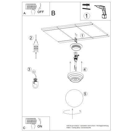 Plafonnier de salle de bains ZORI 1xG9/8W/230V Ø 12 cm IP44 bleu