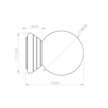 Applique murale pour salle de bains ZORI 1xG9/8W/230V IP44 blanche