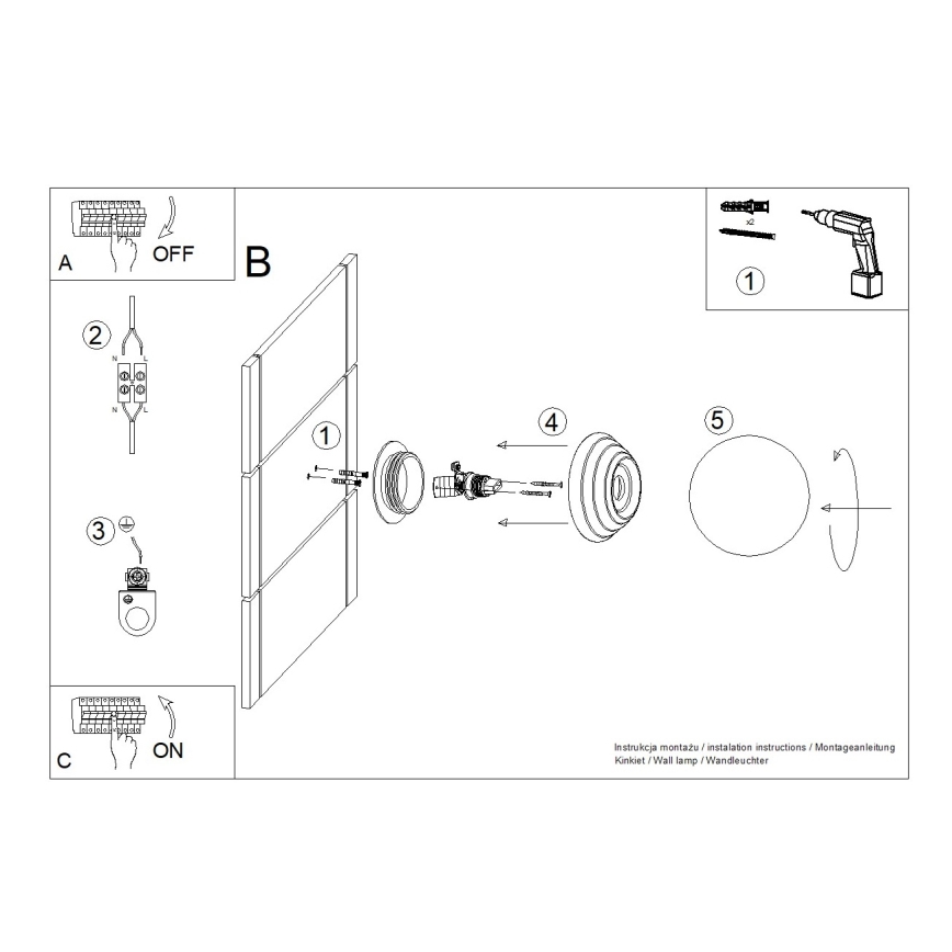 Applique murale pour salle de bains ZORI 1xG9/8W/230V IP44 blanche