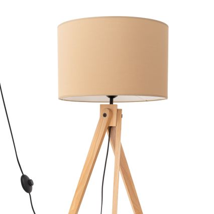 Lampada da terra NATT 1xE27/15W/230V tortora