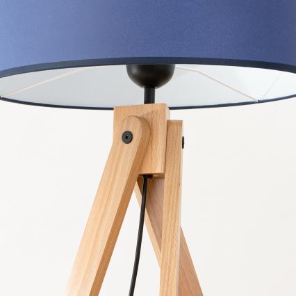 Lampada da terra NATT 1xE27/15W/230V blu