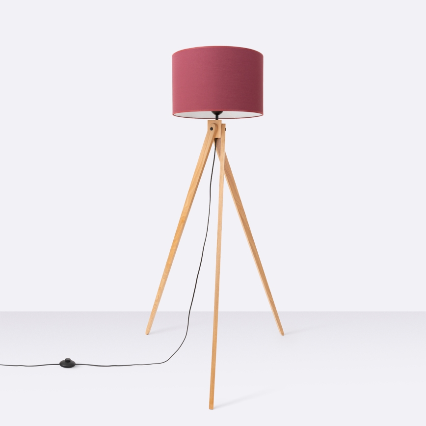 Lampada da terra NATT 1xE27/15W/230V rossa