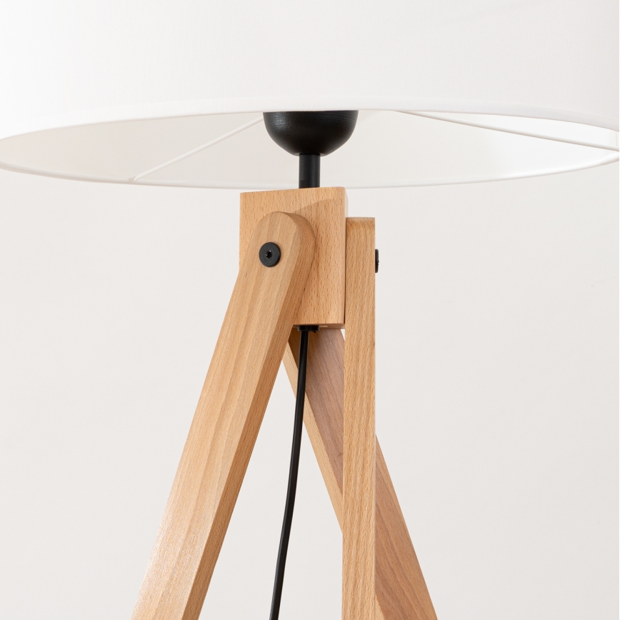 Lampada da terra NATT 1xE27/15W/230V bianca