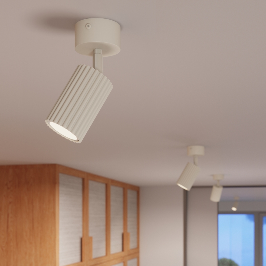 Spotleuchte KARBON 1xGU10/10W/230V cremefarben