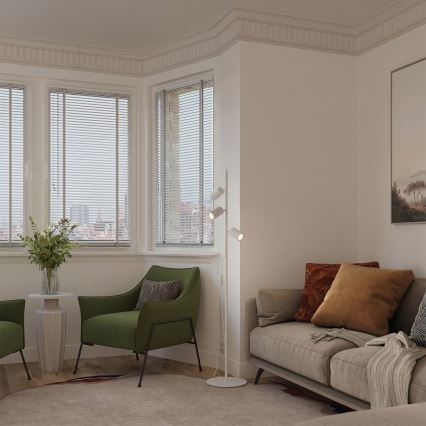 Lampadaire KARBON 3xGU10/10W/230V blanc