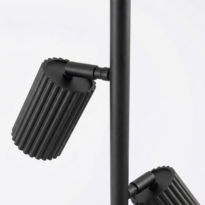 Lampada da terra KARBON 3x GU10/10W/230V nera