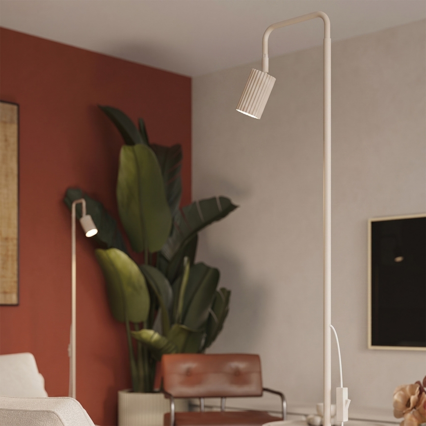 Lampada da terra KARBON 1xGU10/10W/230V crema