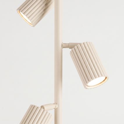 Lampadaire KARBON 3xGU10/10W/230V crème