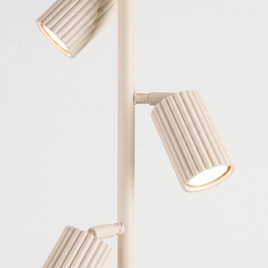 Lampadaire KARBON 3xGU10/10W/230V crème