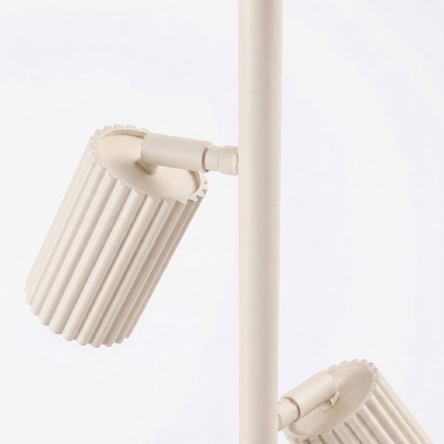 Lampadaire KARBON 3xGU10/10W/230V crème