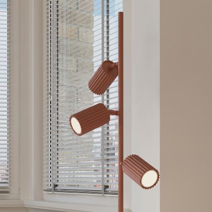 Lampada da terra KARBON 3xGU10/10W/230V arancione