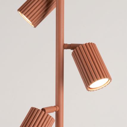 Lampada da terra KARBON 3xGU10/10W/230V arancione