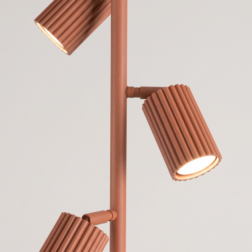 Lampada da terra KARBON 3xGU10/10W/230V arancione