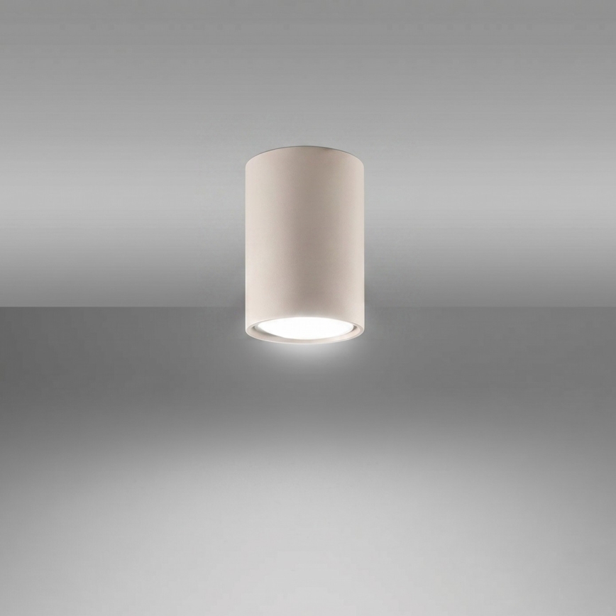 Faretto LAGOS 1xGU10/10W/230V 10 cm colore crema