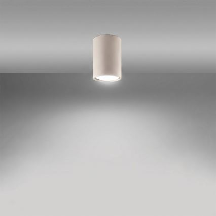 Faretto LAGOS 1xGU10/10W/230V 10 cm colore crema