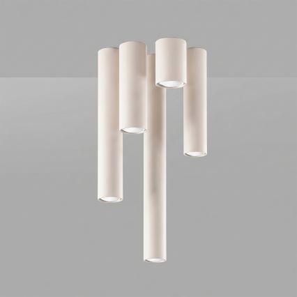 Faretto LAGOS 1xGU10/10W/230V 10 cm colore crema