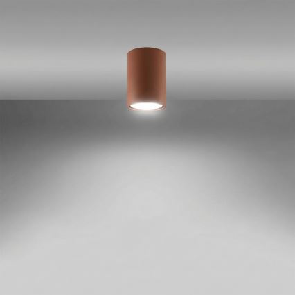 Spotleuchte LAGOS 1xGU10/10W/230V 10 cm braun
