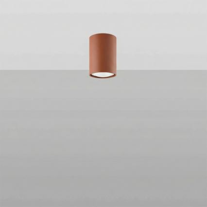Spot LAGOS 1xGU10/10W/230V 10 cm marron
