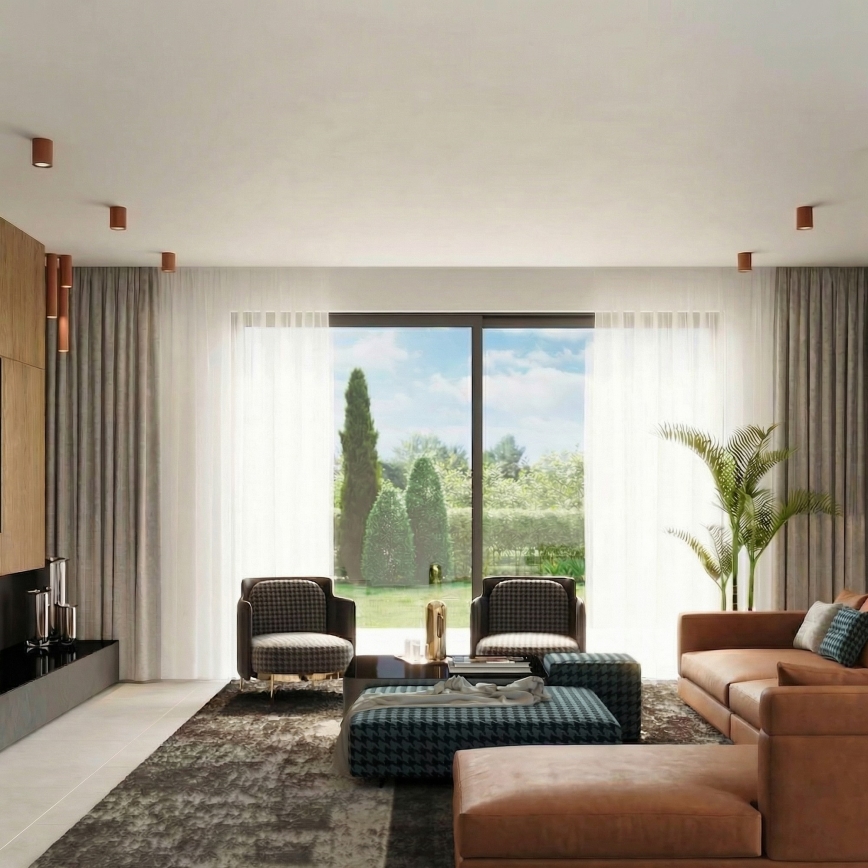 Spotleuchte LAGOS 1xGU10/10W/230V 20 cm braun
