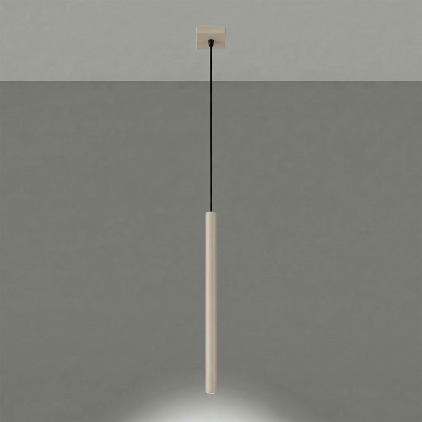 Lampada a sospensione su cavo PASTELO 1xG9/8W/230V tortora
