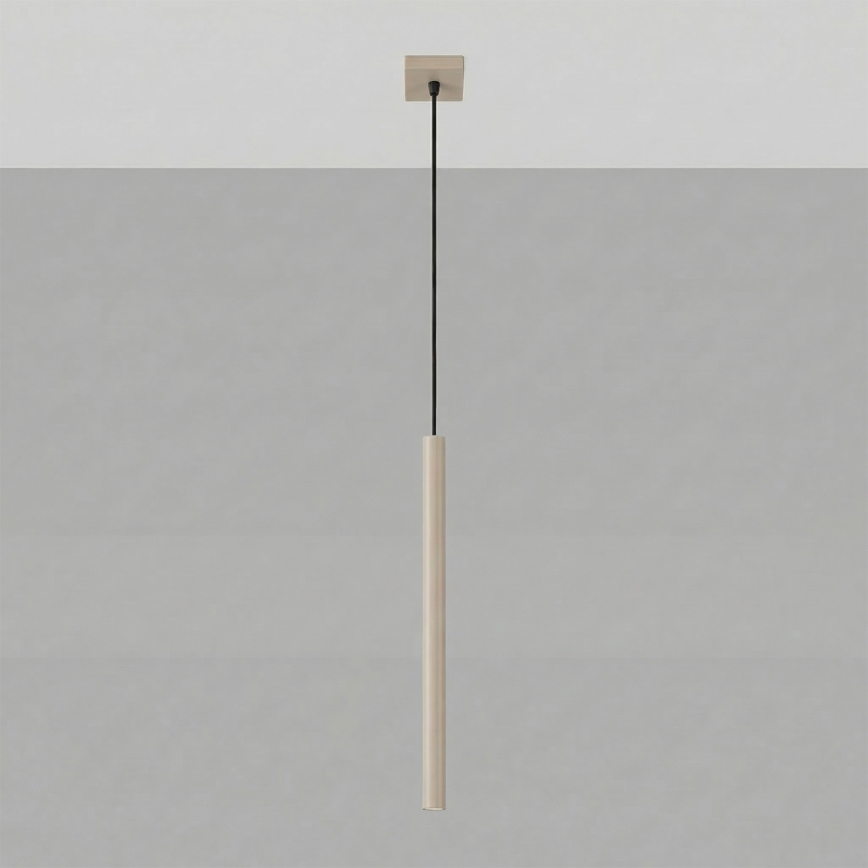 Lampada a sospensione su cavo PASTELO 1xG9/8W/230V tortora