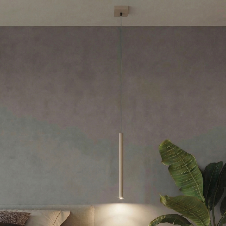 Hängeleuchte an Kabel PASTELO 1xG9/8W/230V taupe