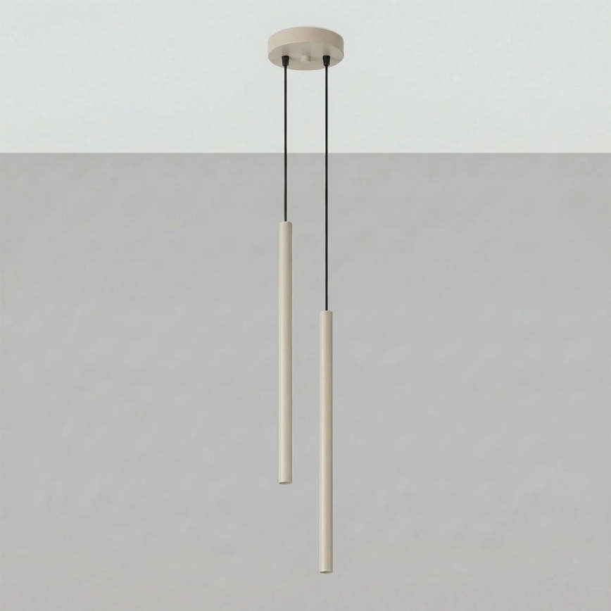Lampada a sospensione con cavo PASTELO 2xG9/8W/230V taupe