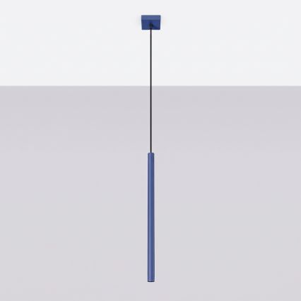Suspension sur câble PASTELO 1xG9/8W/230V bleu