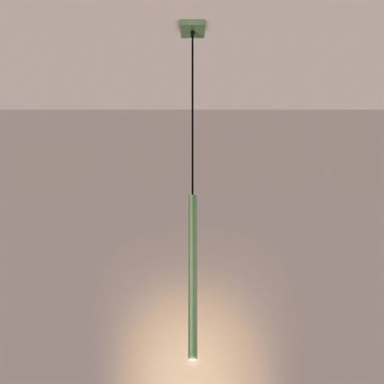 Pendelleuchte an Kabel PASTELO 1xG9/8W/230V grün