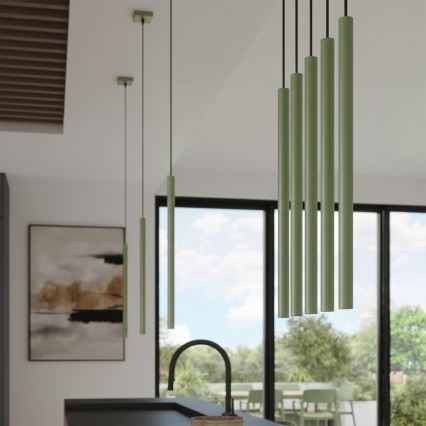 Pendelleuchte an Kabel PASTELO 1xG9/8W/230V grün