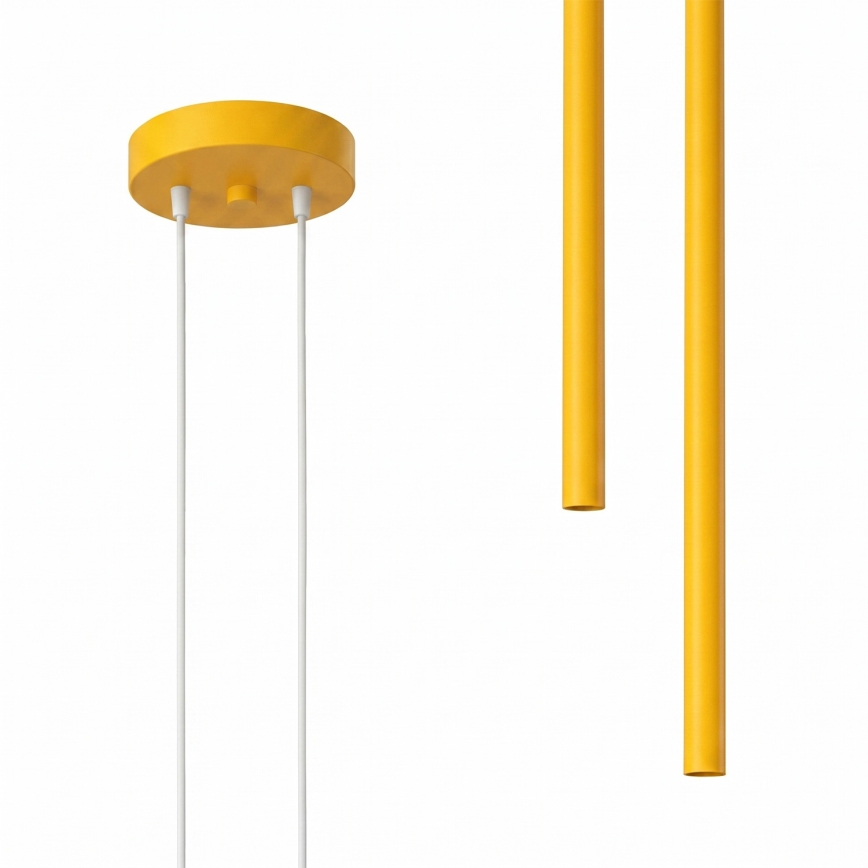 Suspension à câble PASTELO 2xG9/8W/230V, jaune