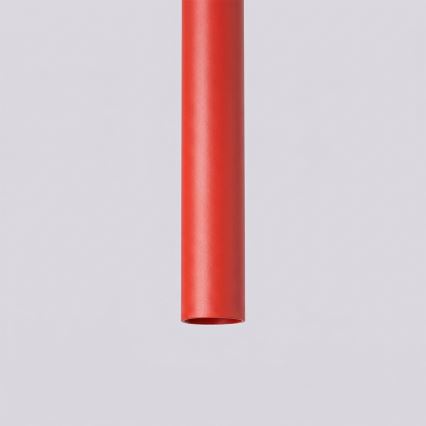 Lampada a sospensione su cavo PASTELO 2xG9/8W/230V rosso