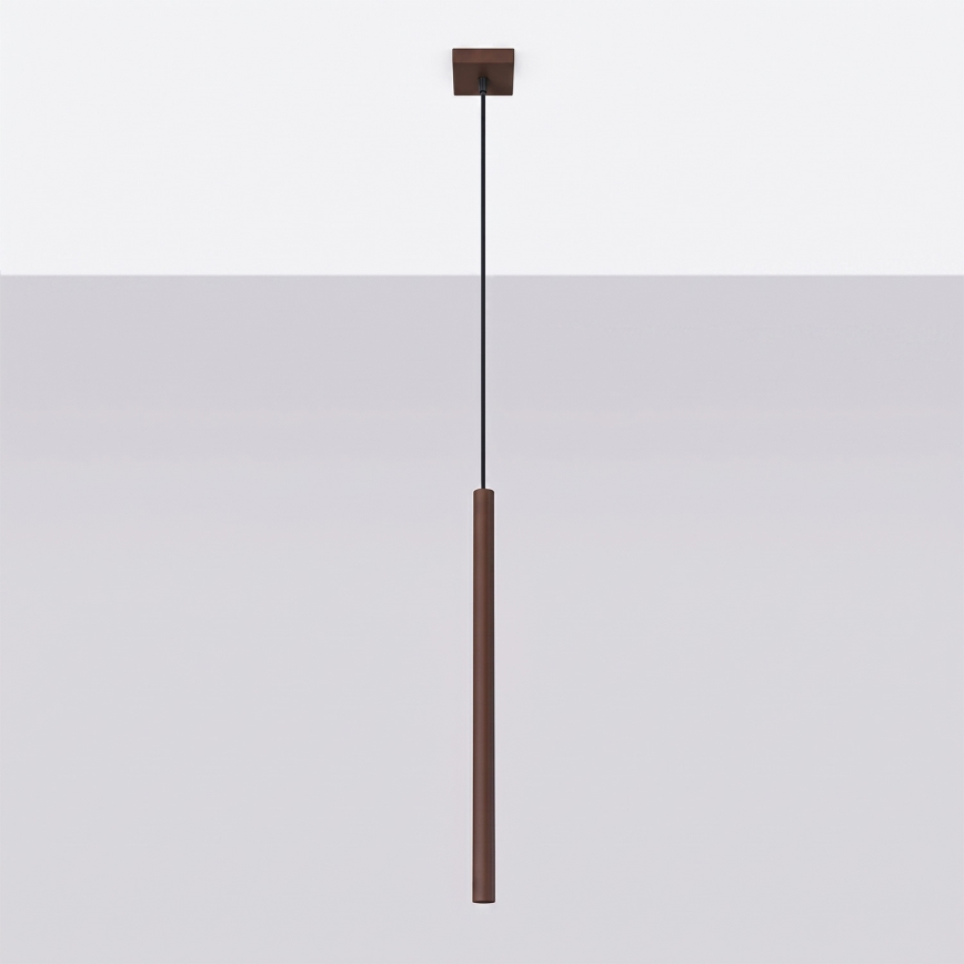 Lampada a sospensione su cavo PASTELO 1xG9/8W/230V marrone