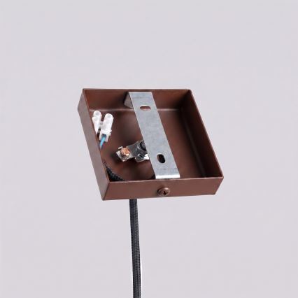 Lampada a sospensione su cavo PASTELO 1xG9/8W/230V marrone