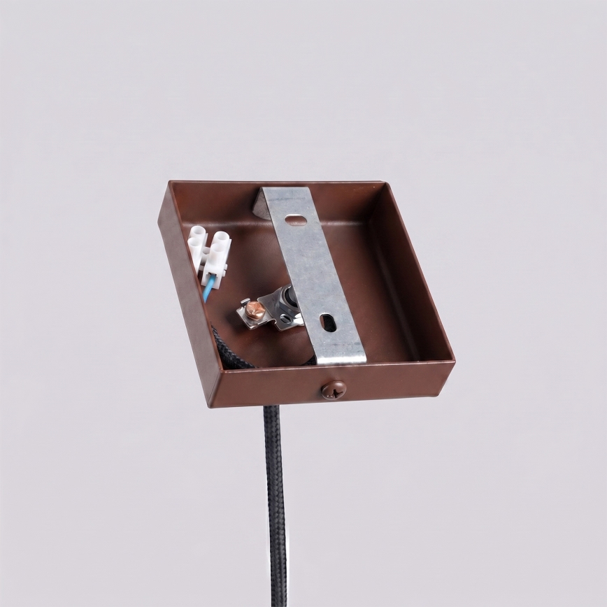 Lampada a sospensione su cavo PASTELO 1xG9/8W/230V marrone