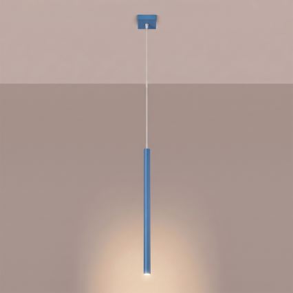 Hängeleuchte PASTELO an Kabel 1xG9/8W/230V blau