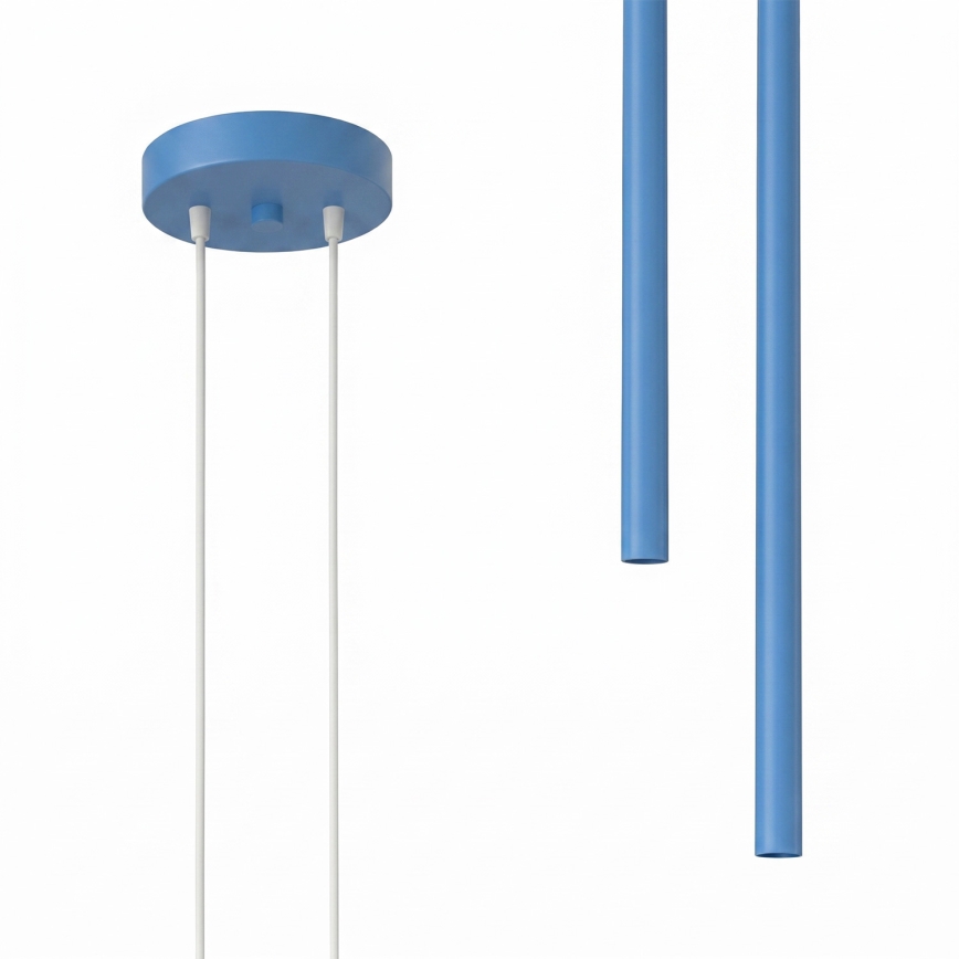 Pendelleuchte PASTELO mit Kabel, 2x G9/8W/230V, blau