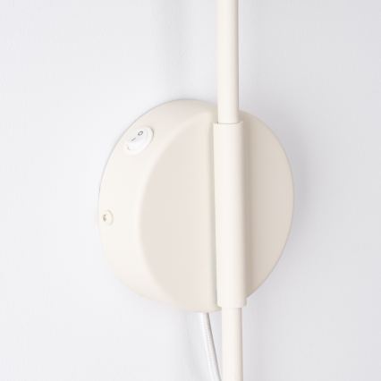 Applique NOX 1xE14/10W/230V, colore crema