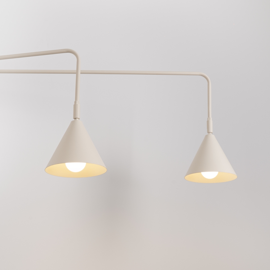 Lampada da parete NOX 2xE14/10W/230V crema