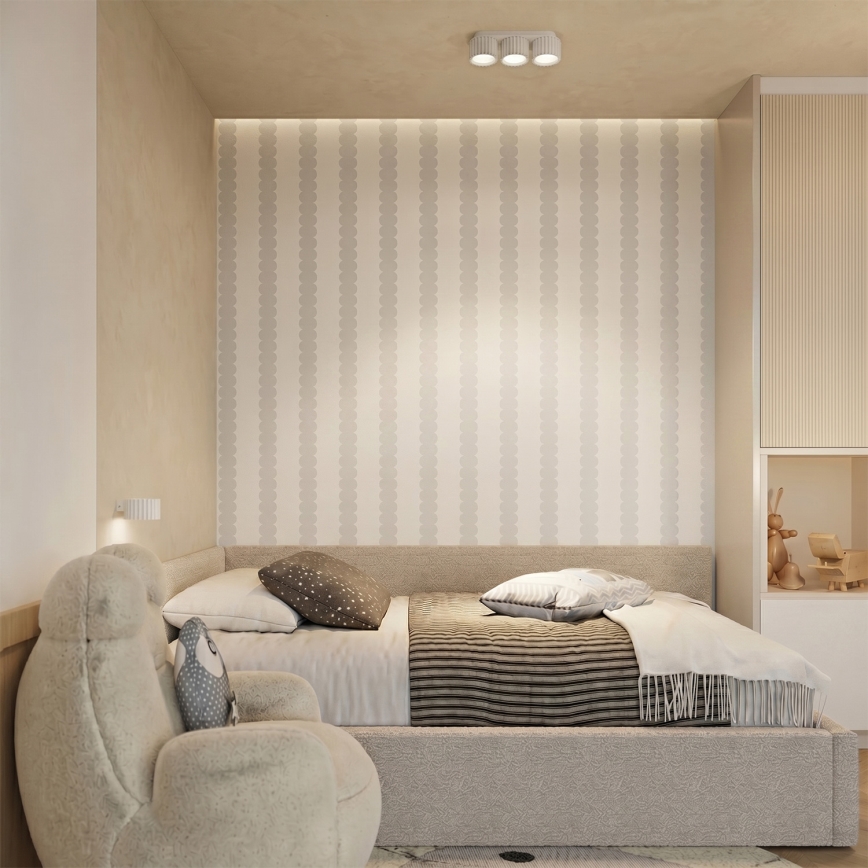 Applique murale AURA 1xGX53/10W/230V blanche